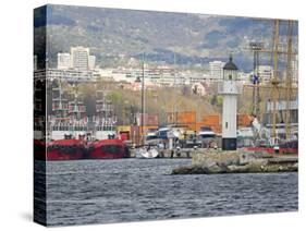 Boat Ride along Coastline, Black Sea, Varna, Bulgaria-Joe Restuccia III-Stretched Canvas