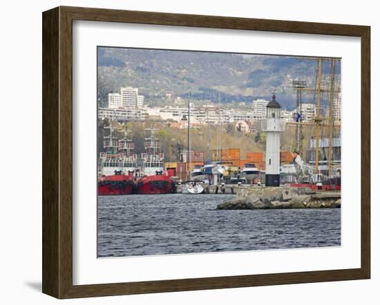 Boat Ride along Coastline, Black Sea, Varna, Bulgaria-Joe Restuccia III-Framed Photographic Print