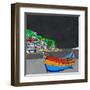 Boat Ride along the Coast I-Ynon Mabat-Framed Art Print