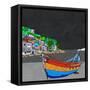 Boat Ride along the Coast I-Ynon Mabat-Framed Stretched Canvas