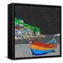 Boat Ride along the Coast I-Ynon Mabat-Framed Stretched Canvas