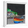 Boat Ride along the Coast I-Ynon Mabat-Framed Art Print