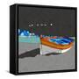 Boat Ride along the Coast II-Ynon Mabat-Framed Stretched Canvas