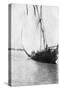 Boat Setting Sail on the River Tigris, Mesopotamia, 1918-null-Stretched Canvas