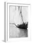 Boat Setting Sail on the River Tigris, Mesopotamia, 1918-null-Framed Giclee Print