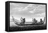 Boat Solomon Islands 1-null-Framed Stretched Canvas