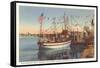 Boat, Sponge Exchange, Tarpon Springs, Florida-null-Framed Stretched Canvas