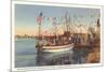 Boat, Sponge Exchange, Tarpon Springs, Florida-null-Mounted Premium Giclee Print