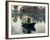 Boat Studio, 1874, Oil on Canvas-Claude Monet-Framed Giclee Print