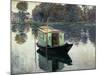 Boat Studio, 1874, Oil on Canvas-Claude Monet-Mounted Giclee Print