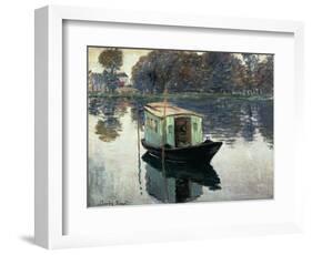 Boat Studio, 1874, Oil on Canvas-Claude Monet-Framed Giclee Print