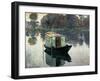 Boat Studio, 1874, Oil on Canvas-Claude Monet-Framed Giclee Print