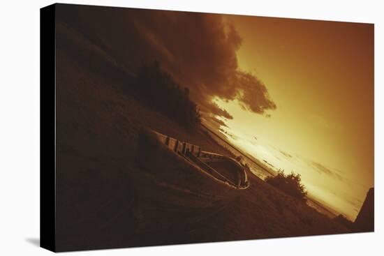 Boat, Sunrise, Sunset-Sebastien Lory-Stretched Canvas