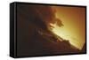 Boat, Sunrise, Sunset-Sebastien Lory-Framed Stretched Canvas