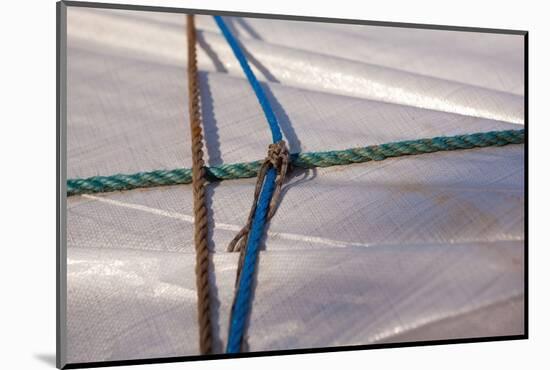 Boat, Tarpaulin, Wrapped-Catharina Lux-Mounted Photographic Print