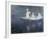 Boat the 'Norvegienne' at Giverny, France, c. 1887-Claude Monet-Framed Giclee Print