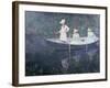 Boat the 'Norvegienne' at Giverny, France, c. 1887-Claude Monet-Framed Giclee Print