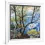 Boat through the Trees-Malva-Framed Giclee Print