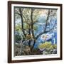 Boat through the Trees-Malva-Framed Giclee Print