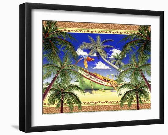 Boat Toast Motif-James Mazzotta-Framed Giclee Print