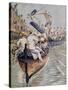 Boat Tournament in Sete in Languedoc Region, August 1905, France, 20th Century-null-Stretched Canvas