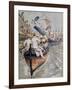 Boat Tournament in Sete in Languedoc Region, August 1905, France, 20th Century-null-Framed Giclee Print