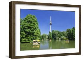 Boat Trip at Kutzenweiher Lake-Markus-Framed Photographic Print