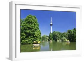 Boat Trip at Kutzenweiher Lake-Markus-Framed Photographic Print