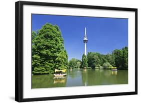 Boat Trip at Kutzenweiher Lake-Markus-Framed Photographic Print