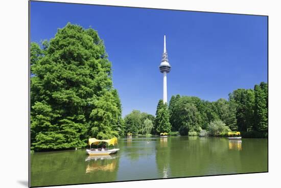 Boat Trip at Kutzenweiher Lake-Markus-Mounted Photographic Print