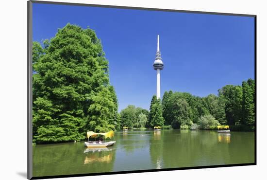 Boat Trip at Kutzenweiher Lake-Markus-Mounted Photographic Print