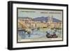 Boat Trip in the Port of Bastia-null-Framed Giclee Print