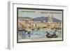 Boat Trip in the Port of Bastia-null-Framed Giclee Print