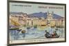 Boat Trip in the Port of Bastia-null-Mounted Giclee Print