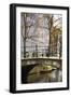 Boat under the Bridge, Amsterdam-Igor Maloratsky-Framed Art Print