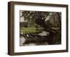 Boat with a Pollard Willow-Matthijs Maris-Framed Art Print