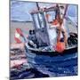 Boat with Red Buoy-Sylvia Paul-Mounted Giclee Print