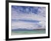 Boat with Red Sails Off Traigh Bhan Beach, Iona, Sound of Iona, Scotland, United Kingdom, Europe-Neale Clarke-Framed Photographic Print