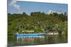 Boat with Tourists Shipping around the Source of the Nile, Jinja, Uganda, East Africa, Africa-Michael-Mounted Photographic Print