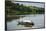 Boat with Tourists Shipping around the Source of the Nile, Jinja, Uganda, East Africa, Africa-Michael-Framed Photographic Print