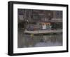 Boat with Yellow Flag, Padstow, January-Tom Hughes-Framed Giclee Print