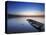 Boat Wreck in the Afterglow at Chiemsee, Bavaria, Germany, Europe-Dieter Meyrl-Stretched Canvas