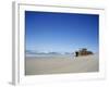 Boat Wreck on the Beach, Fraser Island, Queensland, Australia-R Mcleod-Framed Photographic Print