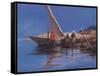 Boat Yard, Kilifi, 2012-Lincoln Seligman-Framed Stretched Canvas