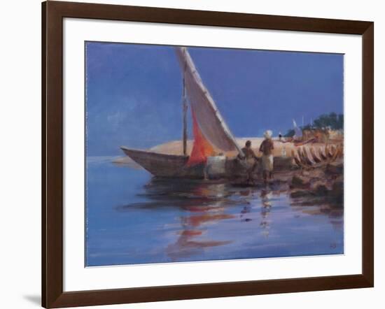 Boat Yard, Kilifi, 2012-Lincoln Seligman-Framed Giclee Print