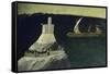 Boat-null-Framed Stretched Canvas