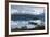 Boatdock and Late Evenng Reflections in Lago Pehoe, Torres Del Paine National Park, Patagonia-Eleanor Scriven-Framed Photographic Print