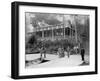 Boaters at Lake Lodge-Seneca Ray Stoddard-Framed Photographic Print