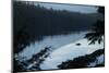 Boaters Fishing on Lost Lake Near Mount Hood, Oregon-Justin Bailie-Mounted Photographic Print