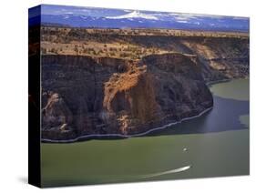 Boaters on Lake Billy Chinook-Steve Terrill-Stretched Canvas